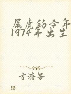 属虎的今年命运1974年出生