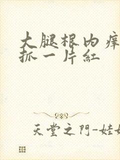 大腿根内痒痒一抓一片红