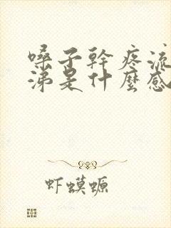 嗓子干疼流清鼻涕是什么感冒