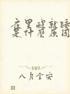 夜里醒就睡不着是什么原因