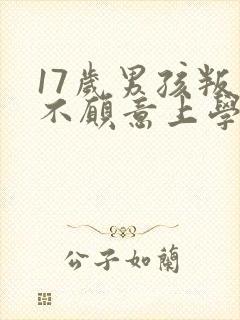 17岁男孩叛逆不愿意上学该咋办