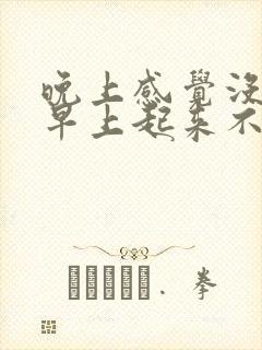 晚上感觉没睡着早上起来不觉得困