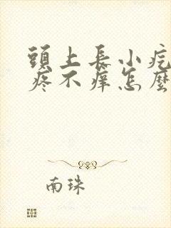 头上长小疙瘩不疼不痒怎么回事