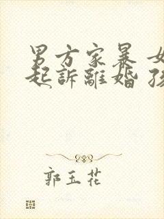 男方家暴 女方起诉离婚 孩子抚养权归谁