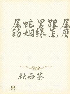 属蛇男跟属鼠女的姻缘怎么样