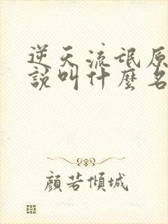 逆天流氓原著小说叫什么名字