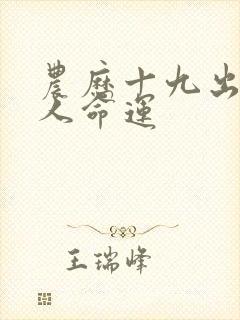 农历十九出生的人命运