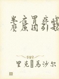 半夜胃疼醒是什么原因引起的