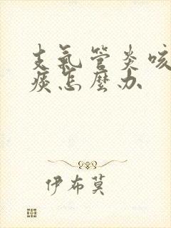 支气管炎咳不出痰怎么办