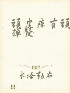 头皮痒有头皮屑掉发