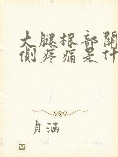 大腿根部关节外侧疼痛是什么原因