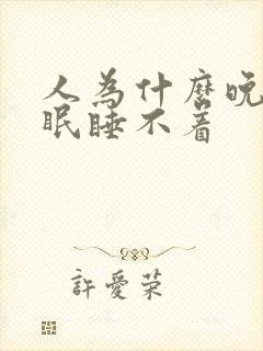 人为什么晚上失眠睡不着封面