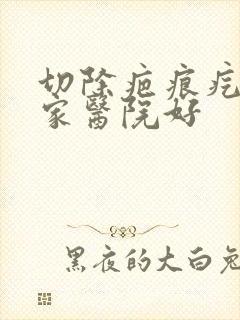 切除疤痕疙瘩那家医院好