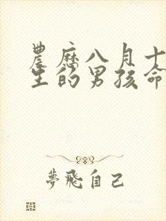 农历八月十五出生的男孩命运如何