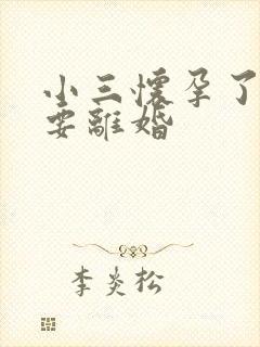 小三怀孕了老公要离婚