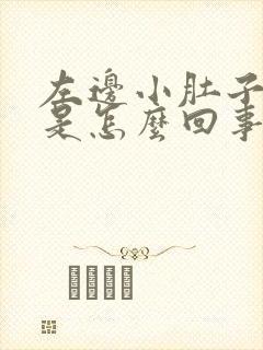 左边小肚子胀痛是怎么回事女性