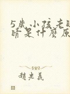 5岁小孩老眨眼睛是什么原因封面