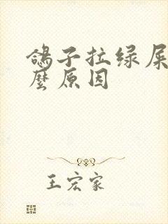 鸽子拉绿屎是什么原因