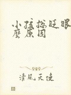 小孩总眨眼睛什么原因