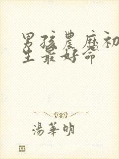 男孩农历初几出生最好命封面