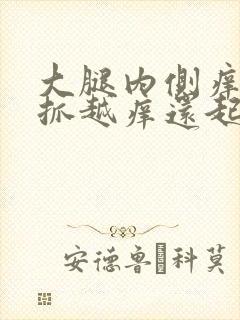 大腿内侧痒痒越抓越痒还起疙瘩