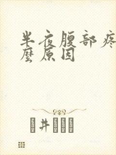 半夜腹部疼痛什么原因