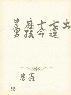 农历十七出生的男孩命运