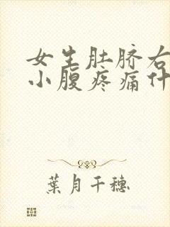 女生肚脐右下方小腹疼痛什么原因