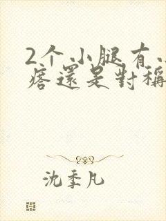 2个小腿有小疙瘩还是对称的