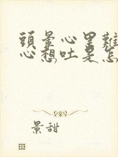 头晕心里难受恶心想吐是怎么回事