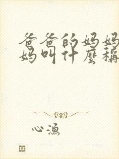 爸爸的妈妈的妈妈叫什么称呼