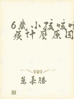 6岁小孩咳嗽黄痰什么原因封面