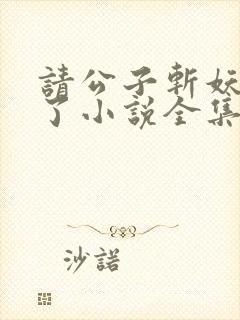 请公子斩妖裴不了小说全集封面