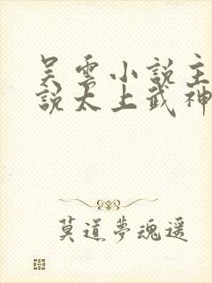 吴云小说主角小说太上武神诀全文阅读