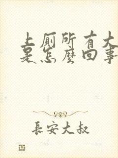 上厕所有大便血是怎么回事女