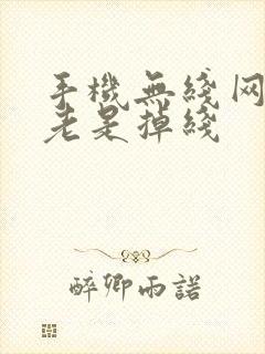 手机无线网怎么老是掉线