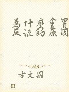 为什么会胃食管反流的原因