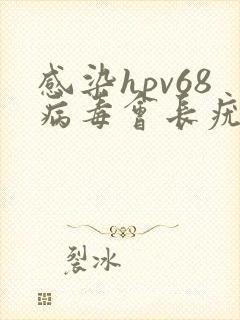 感染hpv68病毒会长疣体吗封面