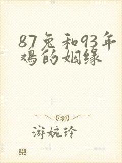 87兔和93年鸡的姻缘