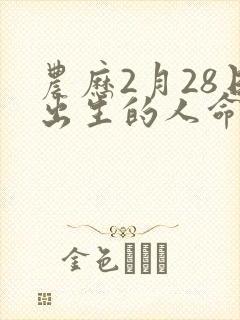 农历2月28日出生的人命运如何