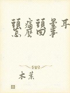 头痛头晕耳鸣是怎么回事封面