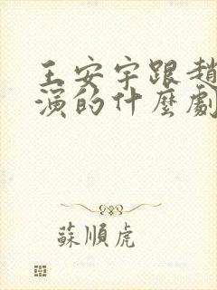 王安宇跟赵露思演的什么剧