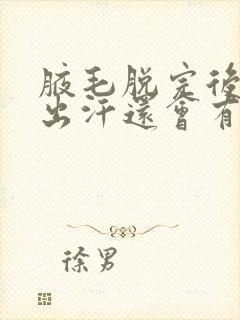 腋毛脱完后腋下出汗还会有味道吗