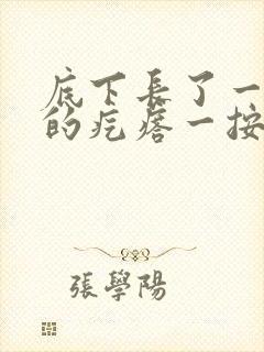 底下长了一个硬的疙瘩一按就疼封面