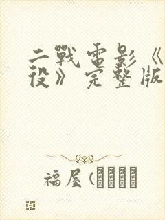 二战电影《大战役》完整版