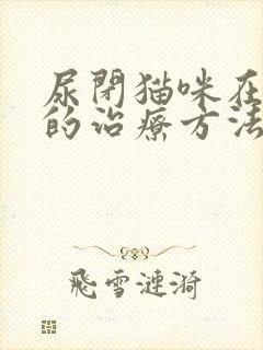 尿闭猫咪在家中的治疗方法