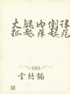 大腿内侧很痒越抓越痒起疙瘩