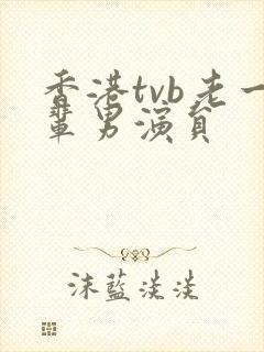 香港tvb老一辈男演员