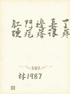 肛门边长了一个硬疙瘩很疼