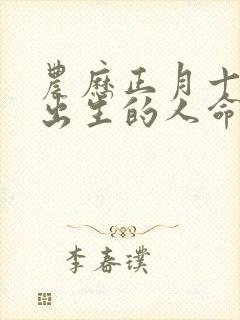 农历正月十一日出生的人命运